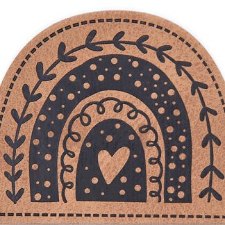 Label Kunstleder *Rainbow*