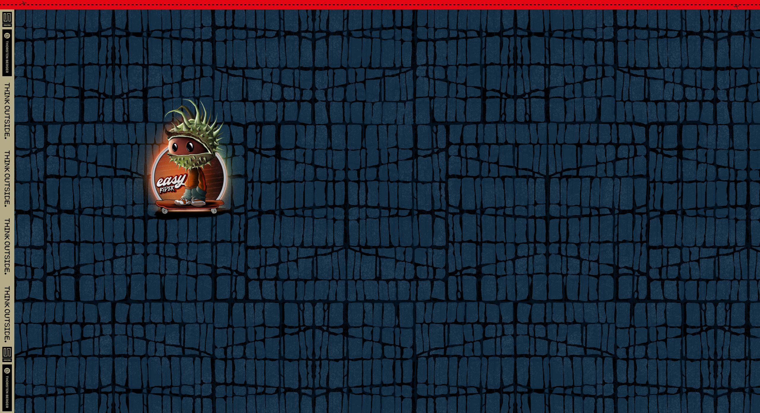 French Terry Thorsten Berger Chestnut Easy Rider – Bild 2