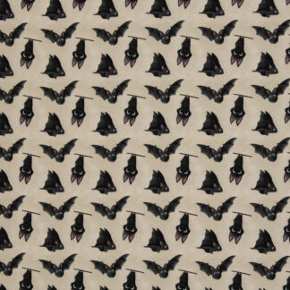 Jersey Bruce & Friends Fledermäuse Beige by Mrs. Mint Design