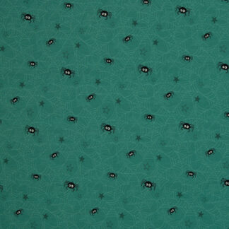 Jersey Bruce & Friends Spinnen Smaragd by Mrs. Mint Design