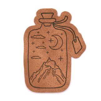 Label Kunstleder *Flaschentraum*