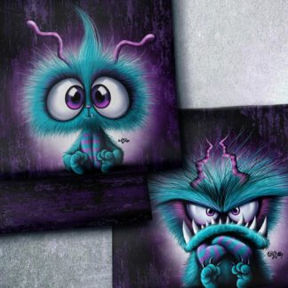 French Terry Thorsten Berger Halloween Tales Monsta Nibble