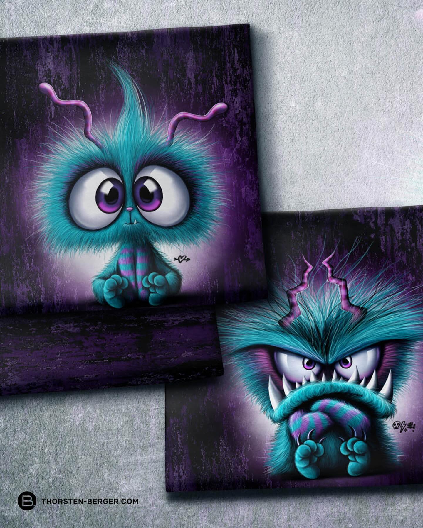 French Terry Thorsten Berger Halloween Tales Monsta Nibble