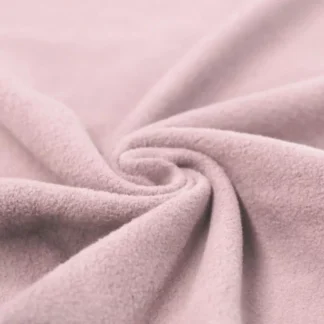 Baumwollfleece Nude Rosa