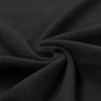 Baumwollfleece Schwarz