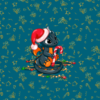 Panel Christmas Smokey Petrol