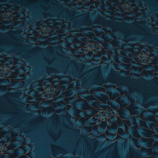 Jersey Dahlien petrol