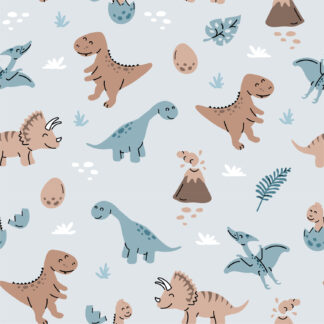 French Terry Dinos angeraut