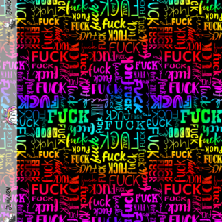 French Terry EP F*ck Regenbogen *Überbreite*