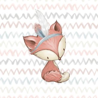 French Terry Panel Waldfreunde Fuchs