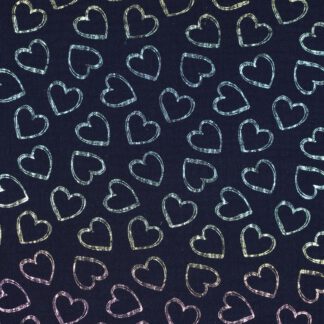 Musselin Herzen Folie