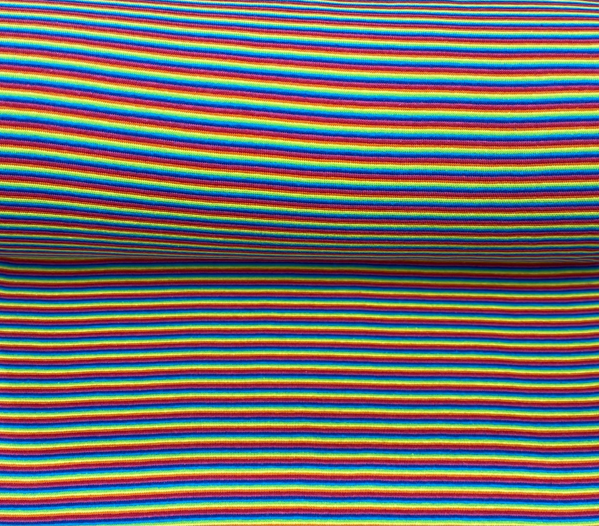 Bündchen Streifen Regenbogen – Bild 2