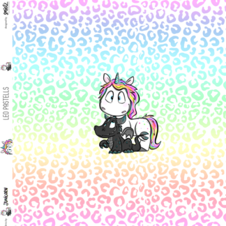 French Terry EP Panel ♥Junicorn♥ *Überbreite*