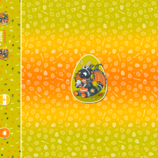 Panel Oster Smokey Grün/ Orange