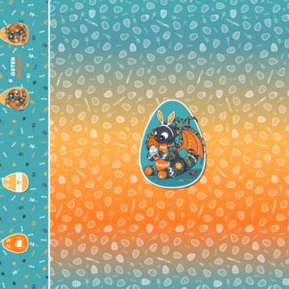 *B- Ware* Panel Oster Smokey Türkis/ Orange