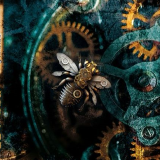 French Terry Bee You (Biene) Panel