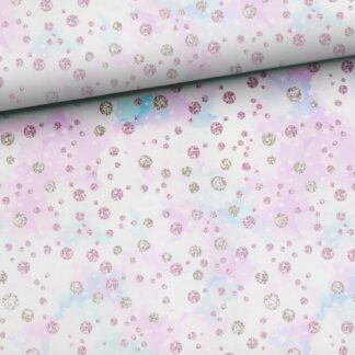 French Terry Winter Eule Kombi allover