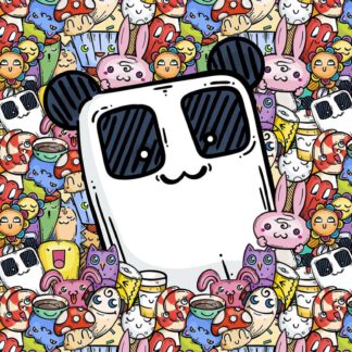 French Terry Panel Funny Guy