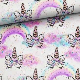 French Terry Rainbow Junicorns Kombi