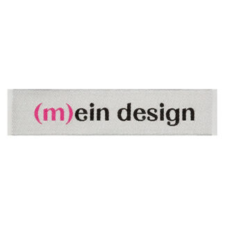 Webetikett (m)ein design, weiß