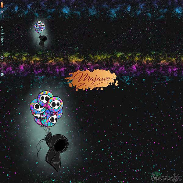 French Terry Panel Nimm's bunt Tödchen