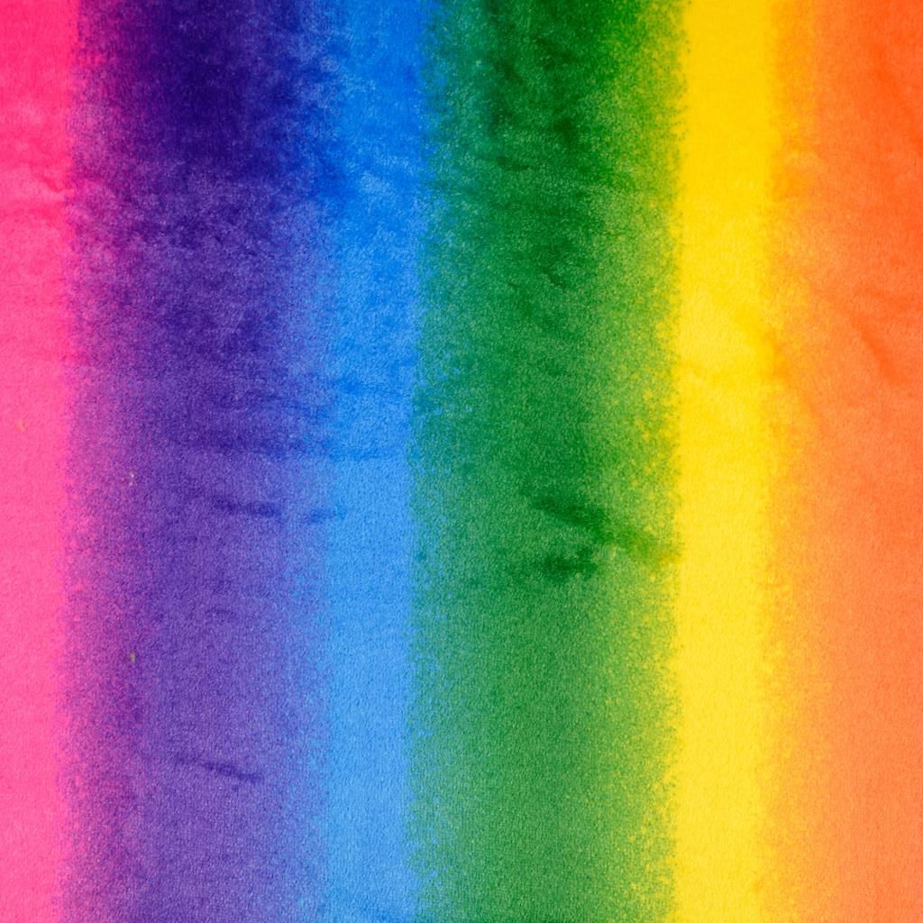 Flanell Fleece Regenbogen – Bild 2