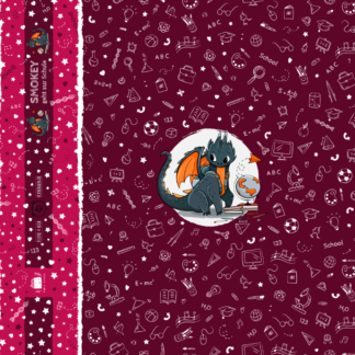 Panel Smokey geht zur Schule Beere, hell