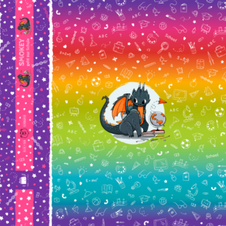 Panel Smokey geht zur Schule Regenbogen