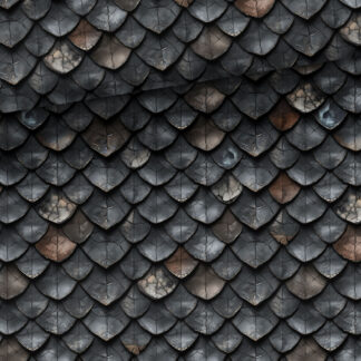 French Terry Drachenschuppen