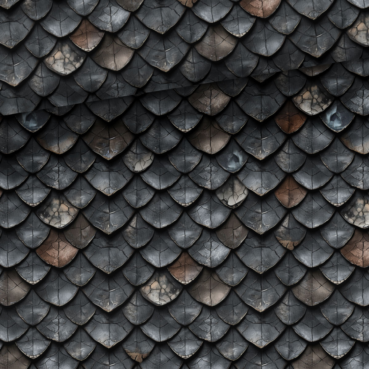 French Terry Drachenschuppen