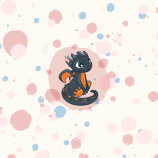 Jersey Panel Smokey sitzend, Rosa *Überbreite*