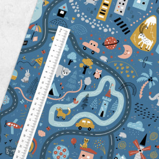 French Terry Happy Street